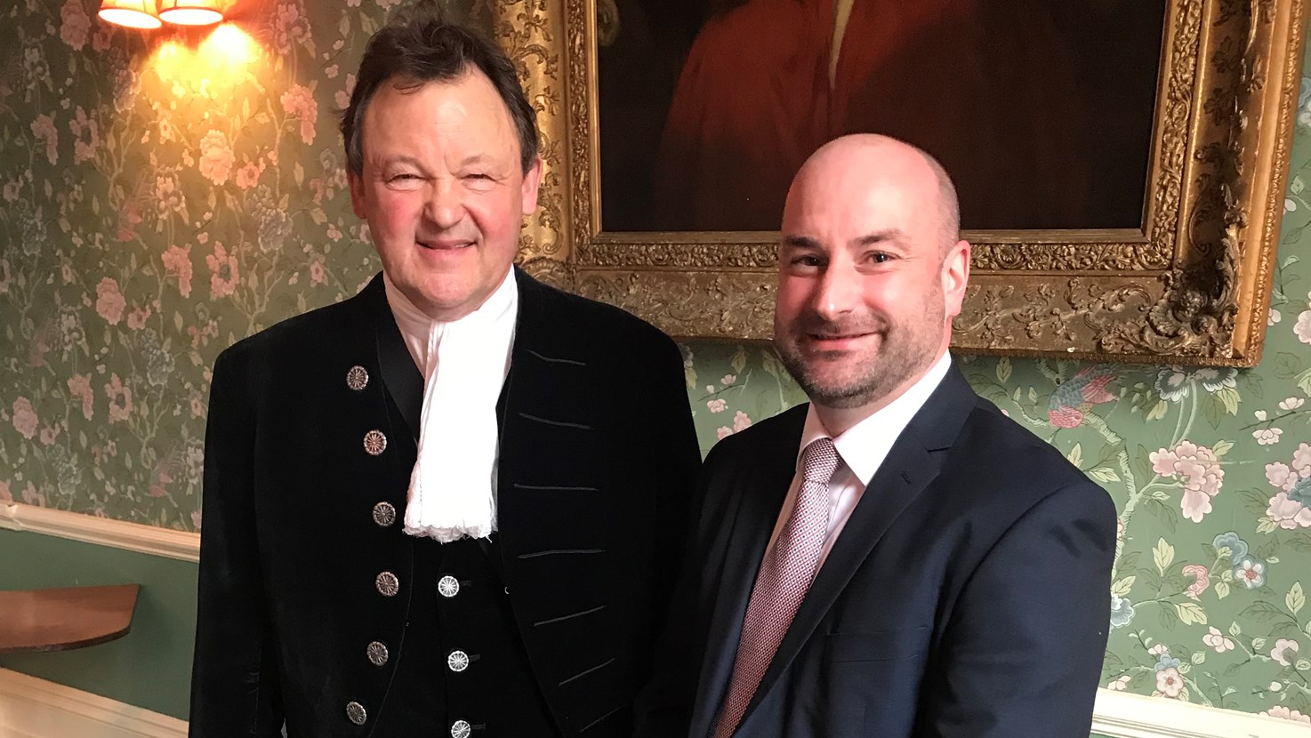 PCC Marc Jones pictured with the High Sheriff